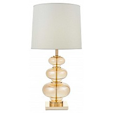 Настольная лампа декоративная lumina deco briston ldt 303 f.gd-wt